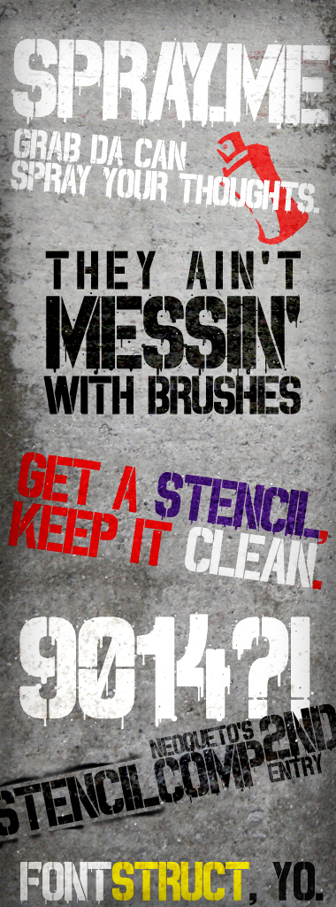 Spray Me Font