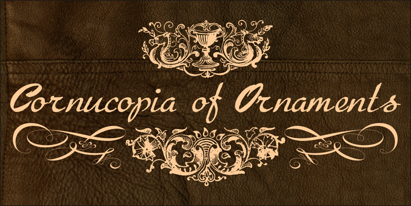 Cornucopia of Ornaments Font