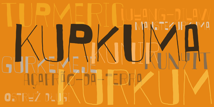 DK Kurkuma Font