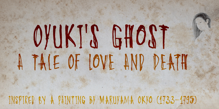 DK Oyuki's Ghost Font