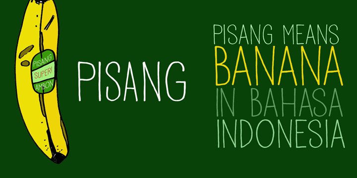 DK Pisang Font