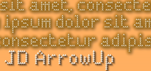 JD ArrowUp Font