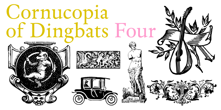 Cornucopia of Dingbats Four Font