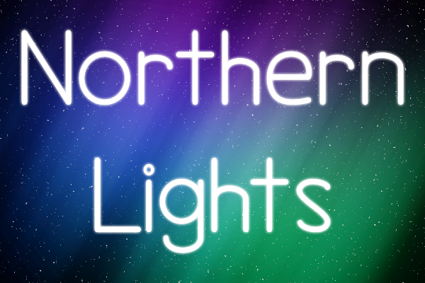 Northern Lights Font