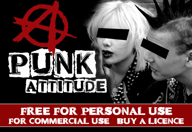 CF Punk Attitude Font