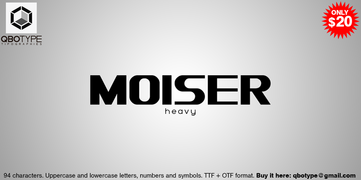 Moiser Heavy Font