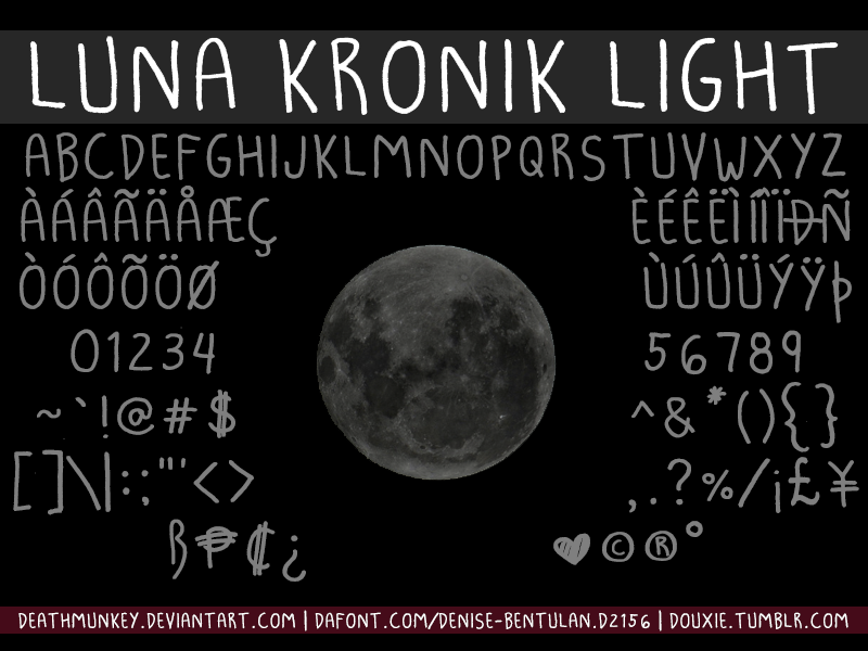 Luna Kronik Font
