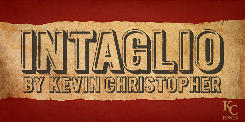 Intaglio Font