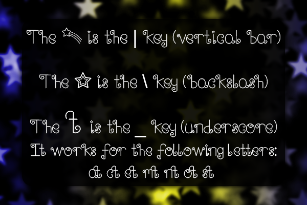 Shooting Stars Font