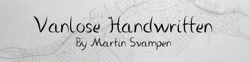 Vanlose Handwritten Font