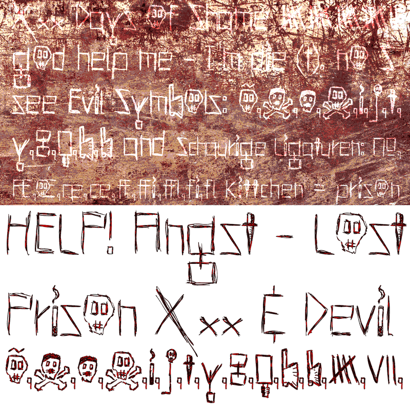 Hells Kittchen Devil God Font