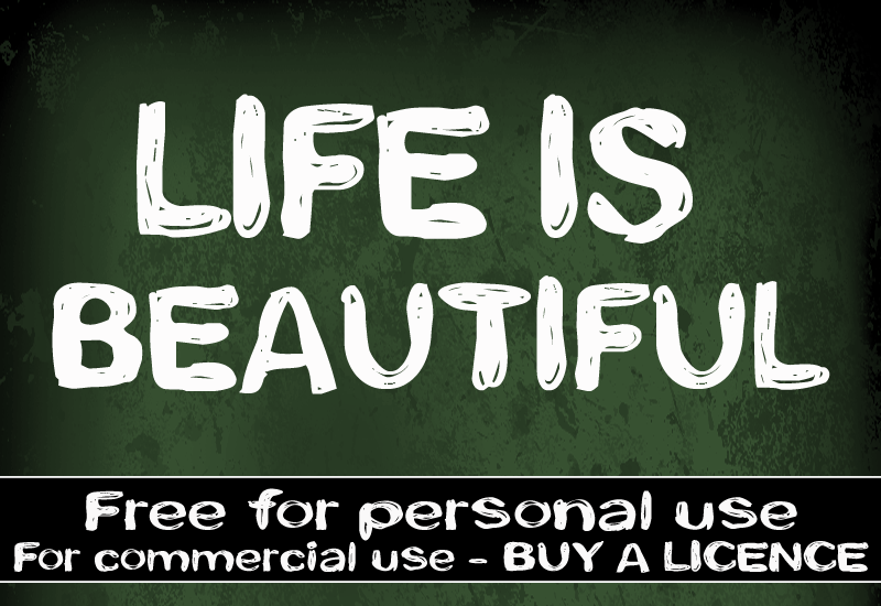 CF Life is beautiful Font