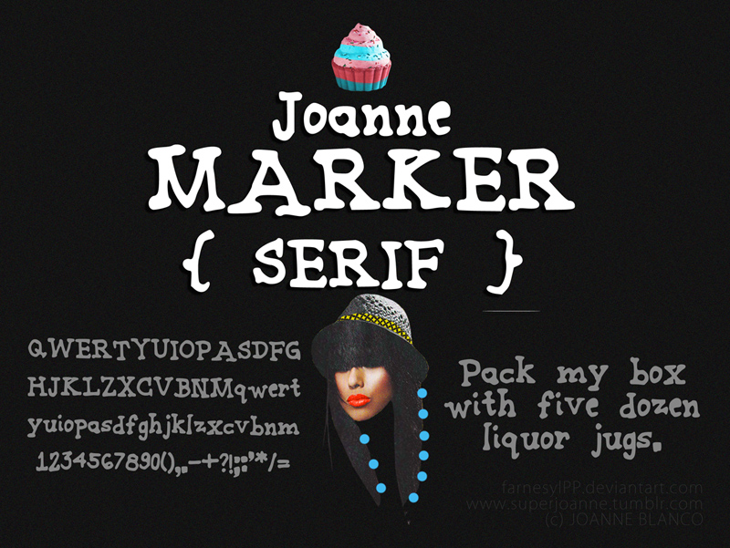 Joanne Marker Serif Font