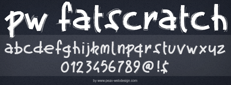PW Fatscratch Font