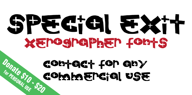Special Exit Font