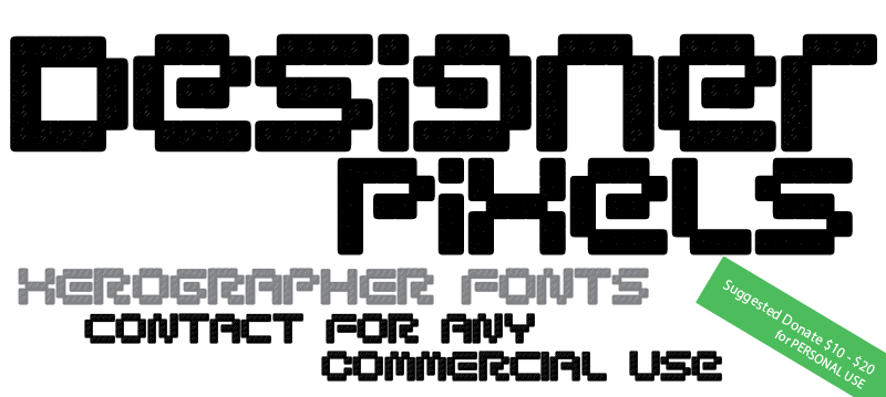 Designer Pixels Font