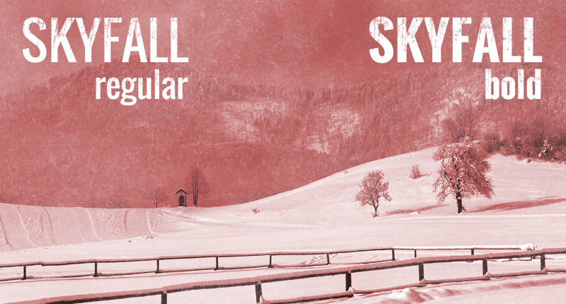 Skyfall Font