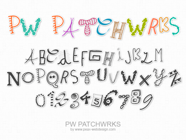 PW Patchwrks Font