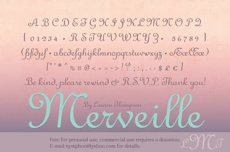 Merveille Font