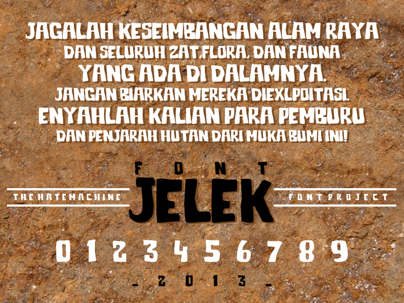 Jelek Font