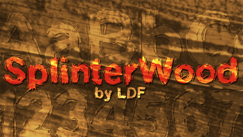 Splinter Wood Font