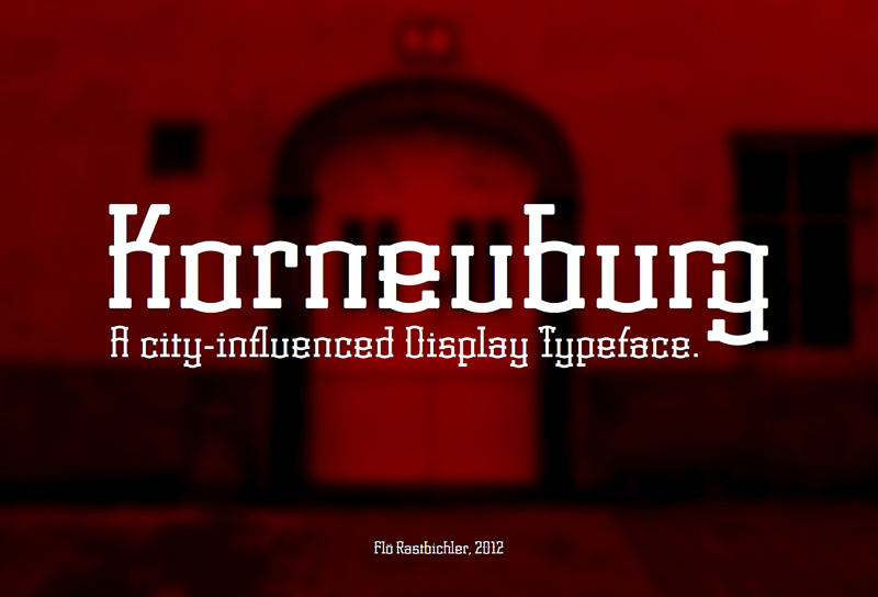 Korneuburg Display Font