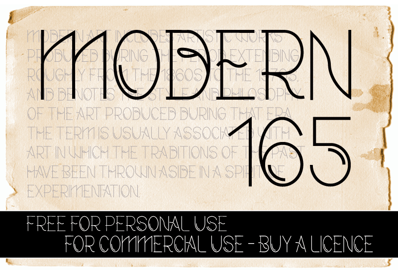 CF Modern 165 Font