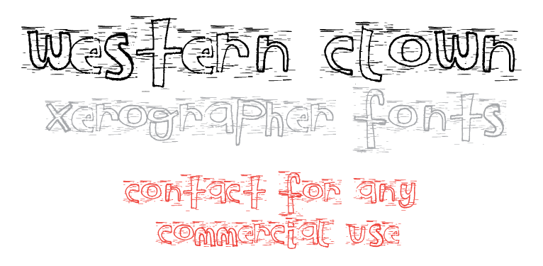 WesternClown Font