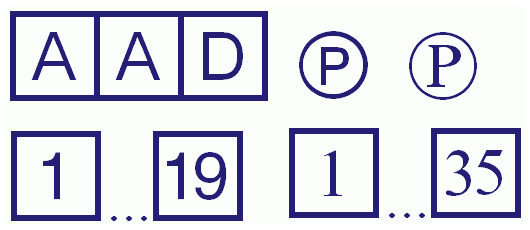 CD Numbers Font