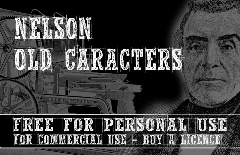 CF Nelson Old Caracters Font