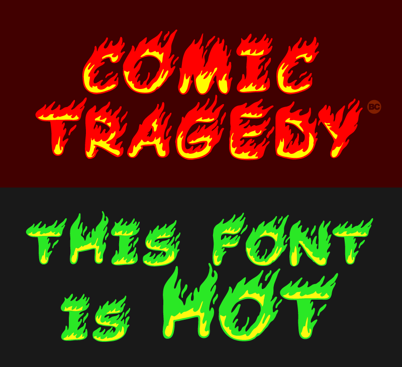 Comic Tragedy Font