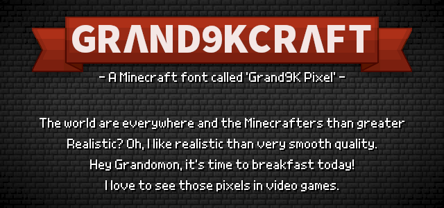 Grand9K Pixel Font