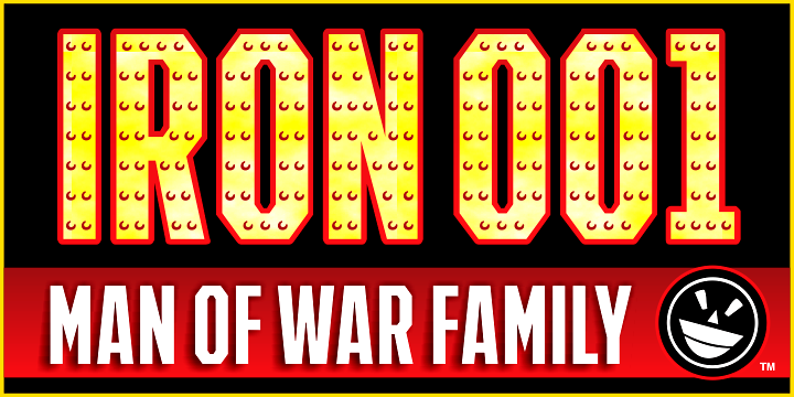 Iron Man Of War 001 NCV Font