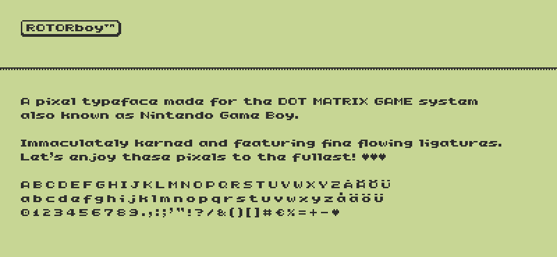RotorBoy Font