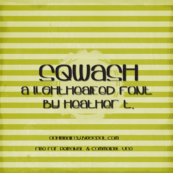 Sqwash Font