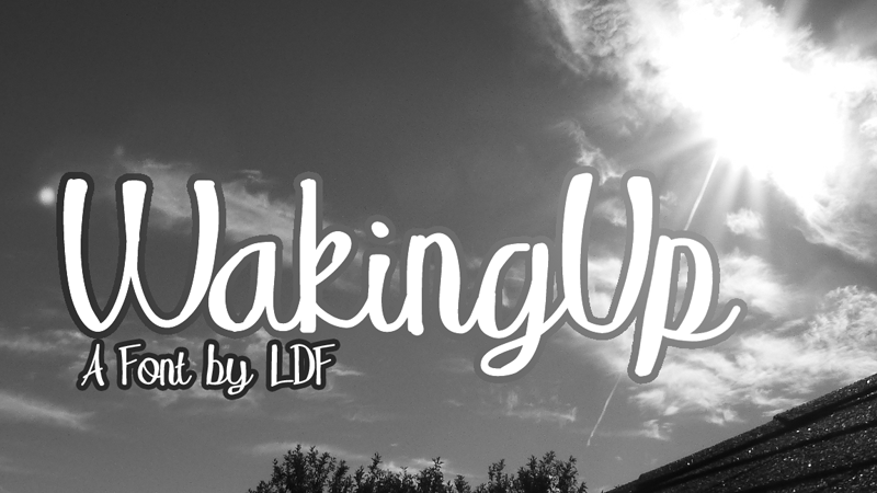 WakingUp Font