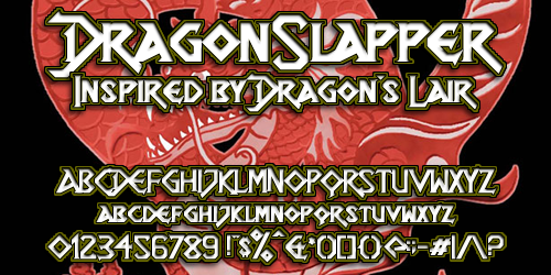 DragonSlapper Font