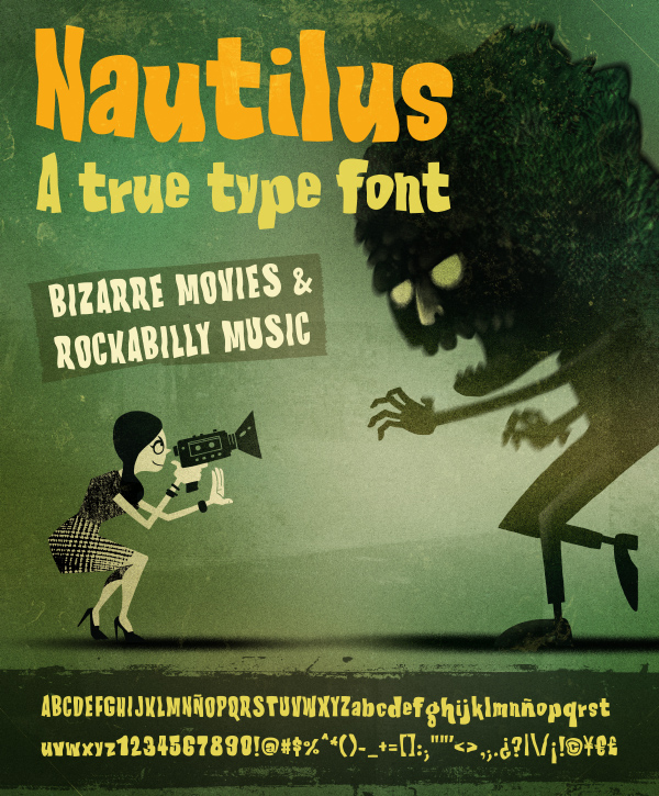 AD Nautilus Font