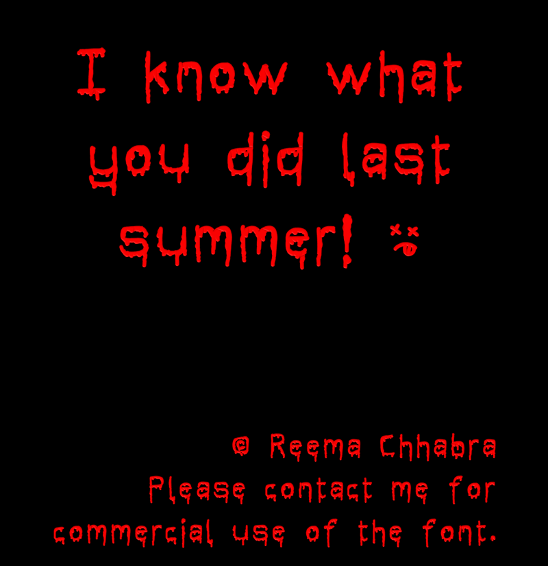 It's Dripping Font