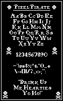 Pixel Pirate Font