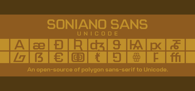 Soniano Sans Unicode Font