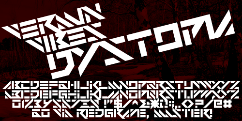 Vermin Vibes Dystopia Font