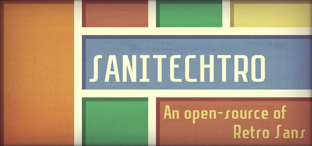 Sanitechtro Font