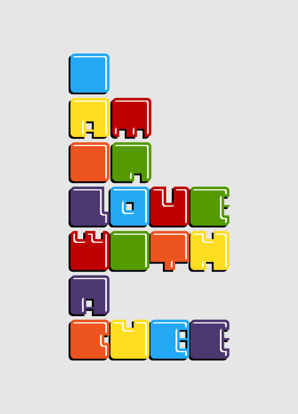 Cubes Font