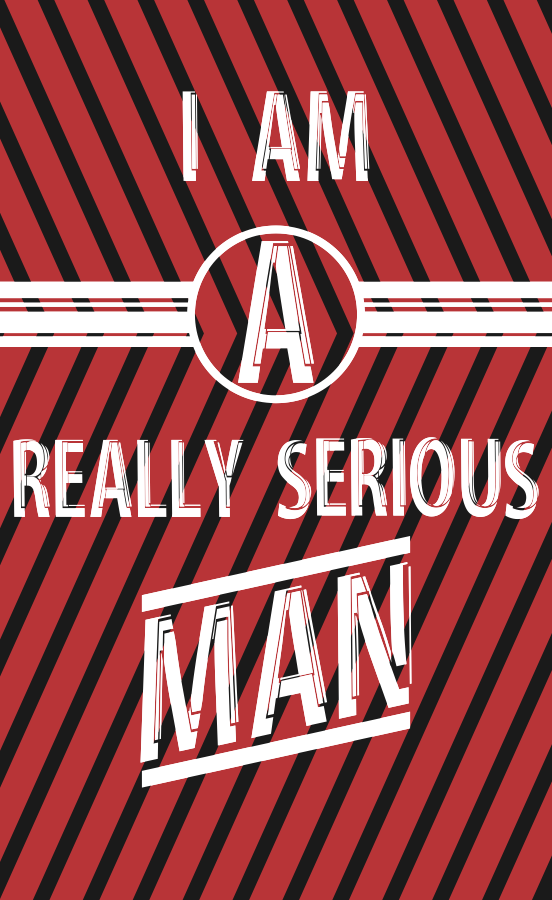 Serious Man Font
