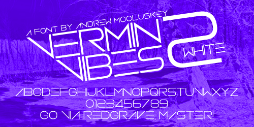 Vermin Vibes 2 White Font