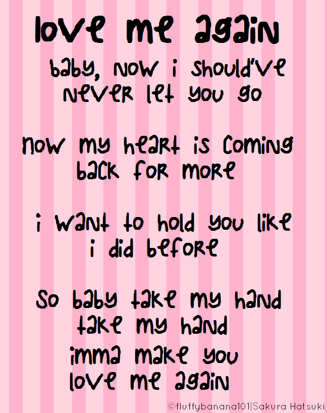 Love Me Again Font