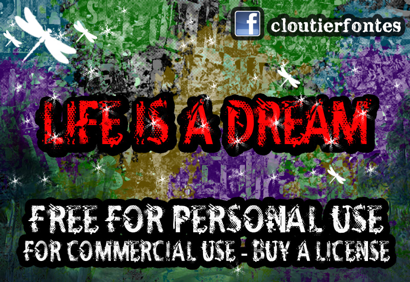 CF Life Is A Dream Font