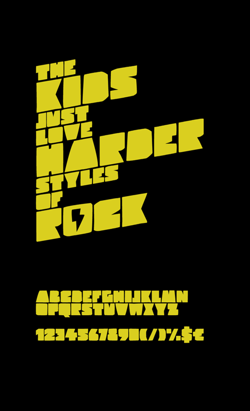 Hard Rock Kids Font