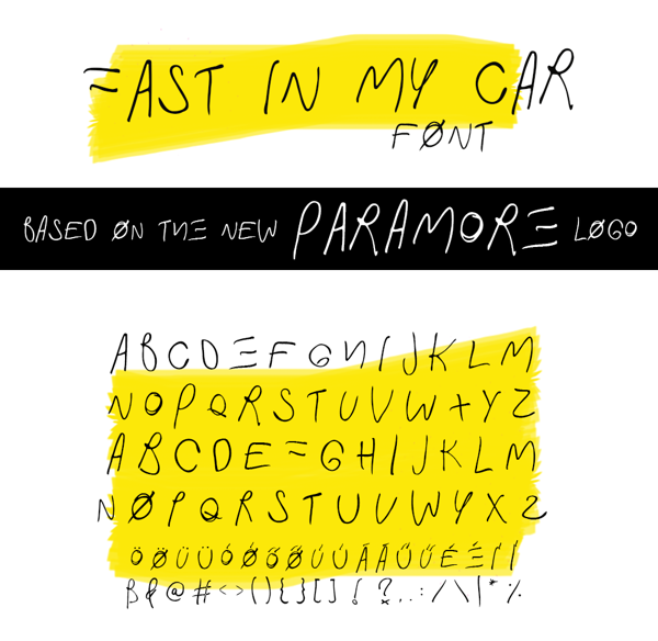Fast In My Car Font